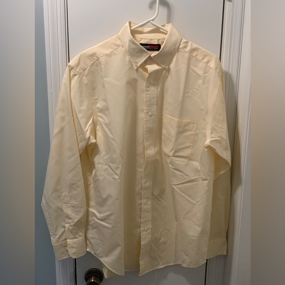 Mens Roundtree & Yorke Travel Smart dress shirt